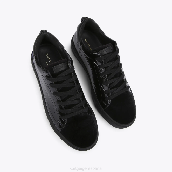 Kurt Geiger hombres cocodrilo laney de londres 2LPR604 | calzados negro